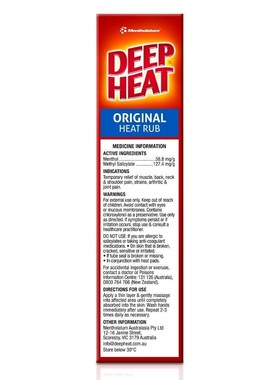 2PCS New Deep Heat Arthritic Pain Relief Muscular Aches Str