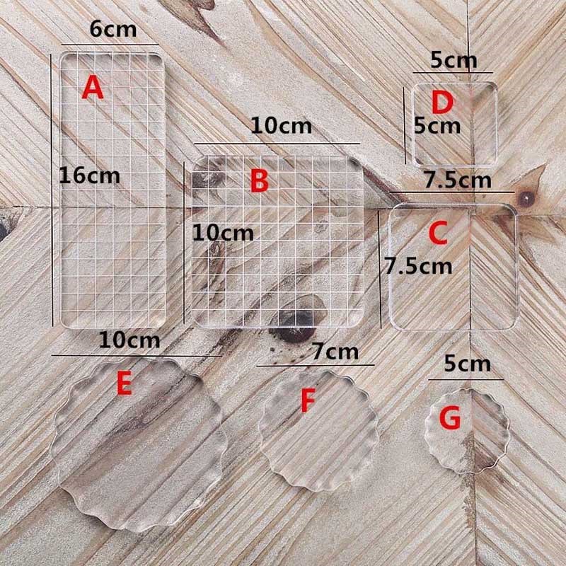 Student Stickers Clear Photo Album Decor Transparent Stamp H