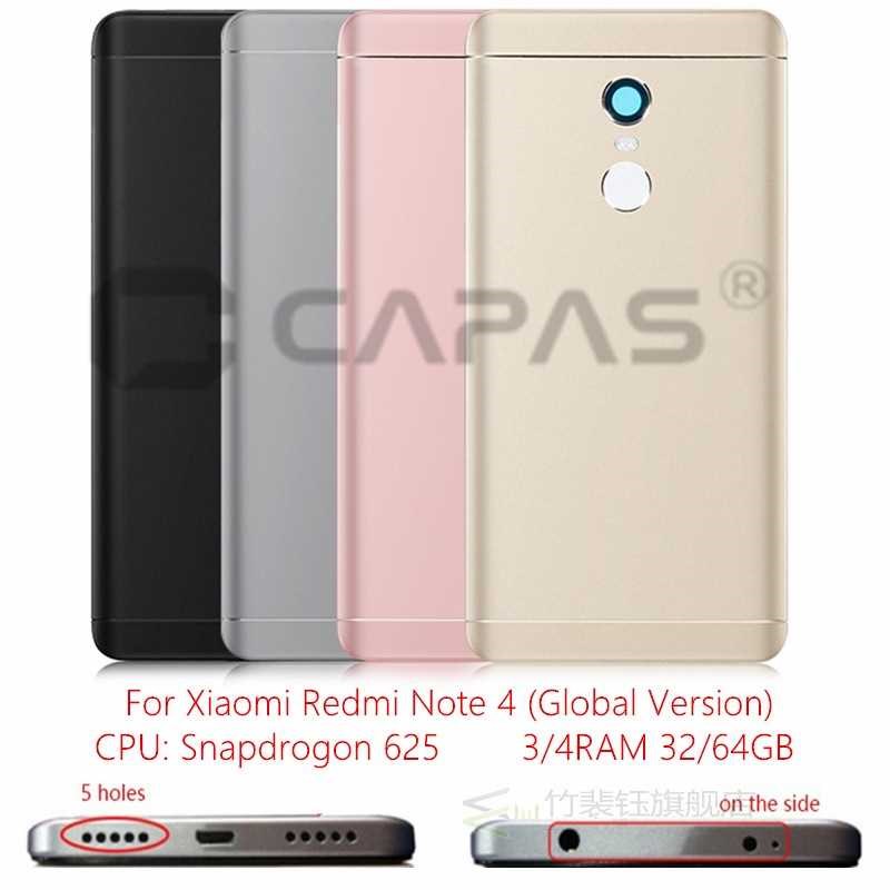 For Xiaomi Redmi Note 4 Global Version Metal Back Battery Ho