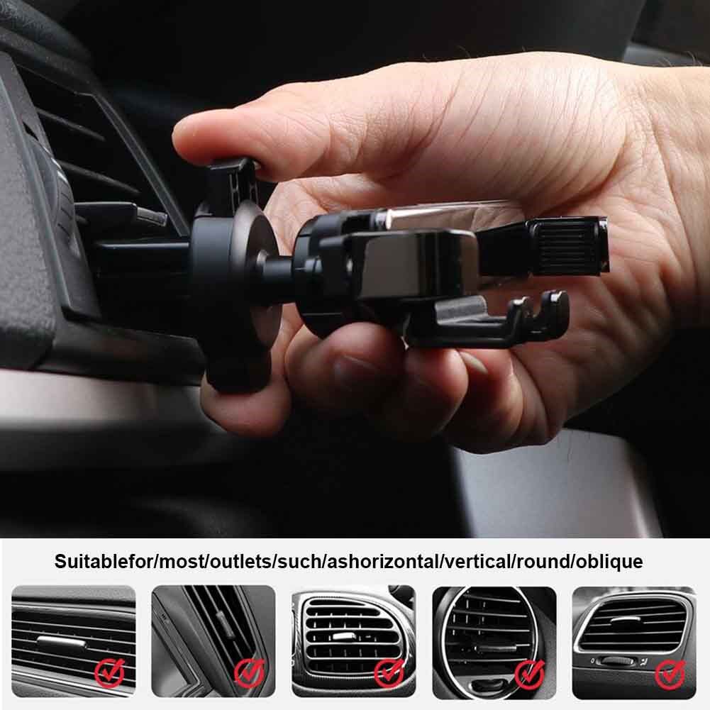 Easy Mount For Car Aluminum Alloy Stable GPS Air Outlet Phon