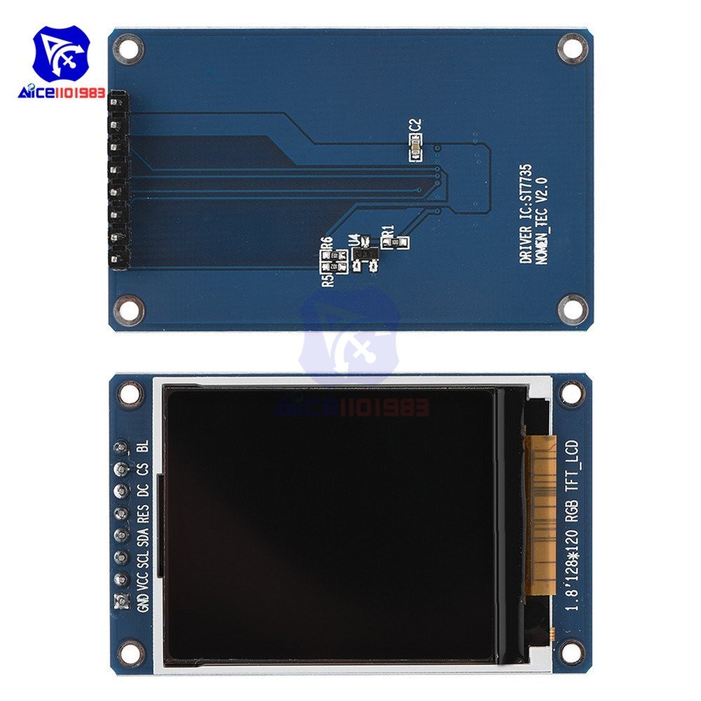 1.8 Inch 8Pin 128*160 RGB TFT LCD Screen Display Module SPI
