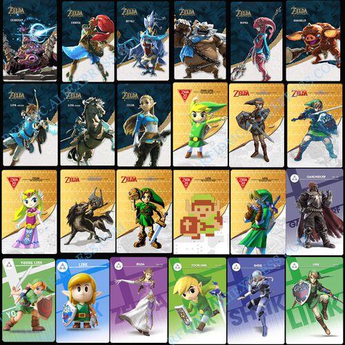 NFC Card Work For Zelda Legend  Heart Wolf Link Fierce Deit
