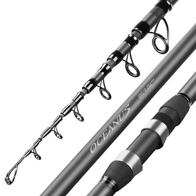 2.7M-5.4M Carbon Rock Fishing Rod Ultra-light Distance Throw