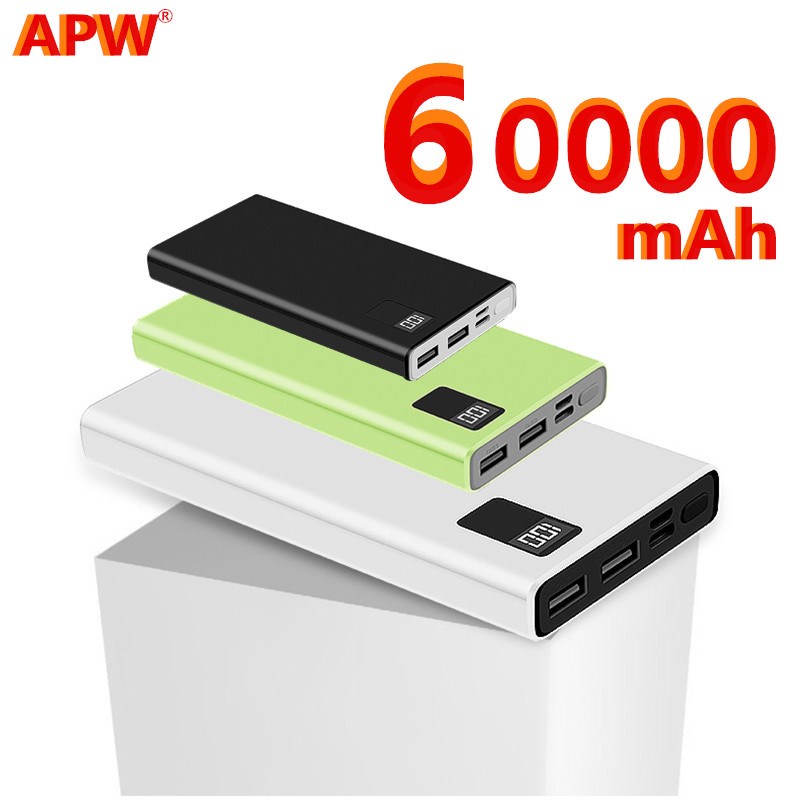 power bank 60000mah fast charge powerbank 10000mah portable