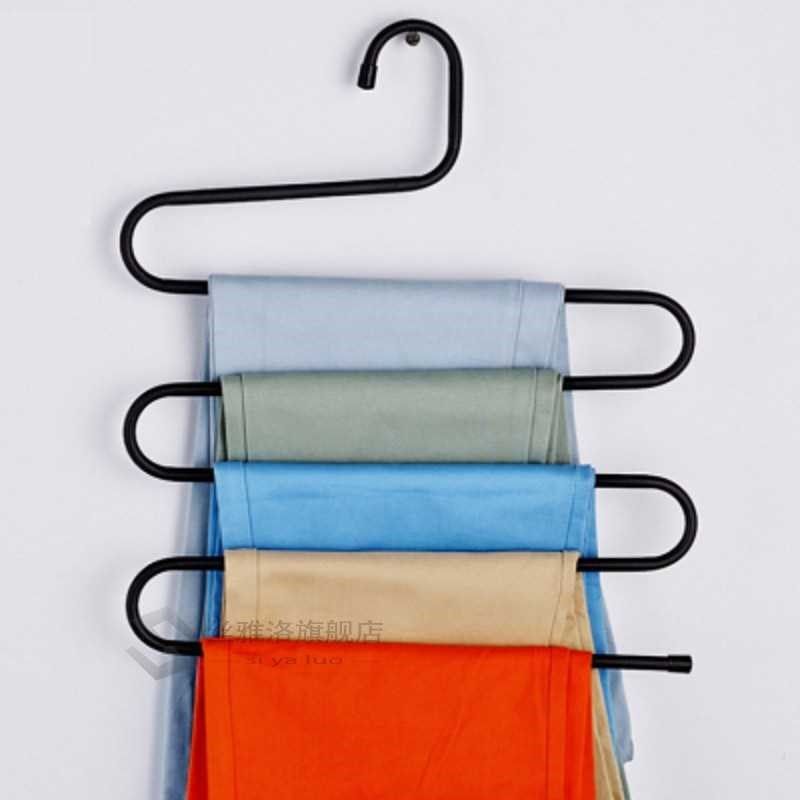 5 Layers S Shape Multifunctional Clothes Hangers  Storage Ha