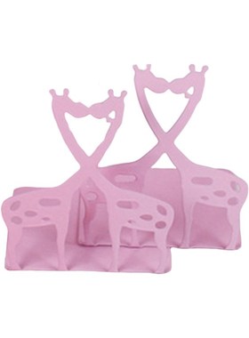 2pcs Cartoon Animal Bookends Book Stand Support Desktop Maga