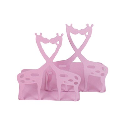 2pcs Cartoon Animal Bookends Book Stand Support Desktop Maga