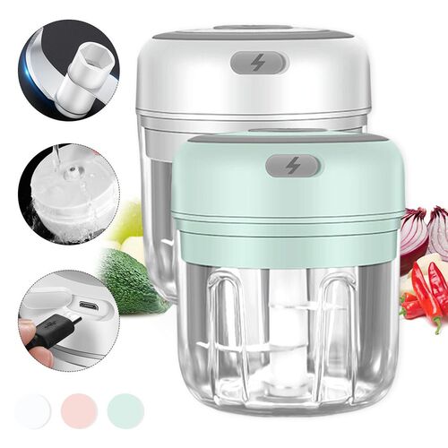 Electric Garlic Masher Meat Grinder Cutter Sturdy Durable Ki