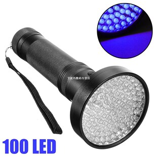 100 LED UV Ultra Violet Flashlight Lamp UV Blacklight Flashl