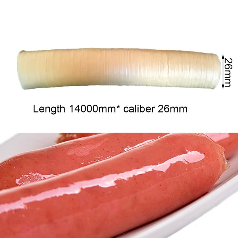 14m Dry Sausage Vegetarian Casing Shell Sausage Skin Collage