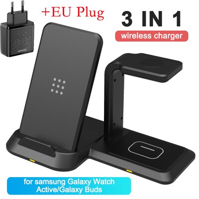 3in1 Wireless Charger For iPhone Samsung For Airpods Pro Ap