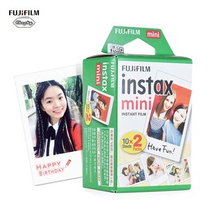 20 Sheets Fujifilm Instax Mini Film White Film Photo Paper