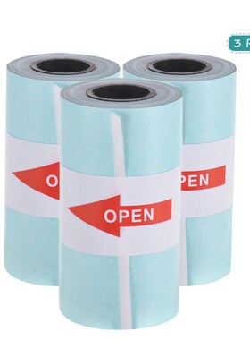 3 Roll Printable er Paper Roll Direct Thermal Paper with Sel