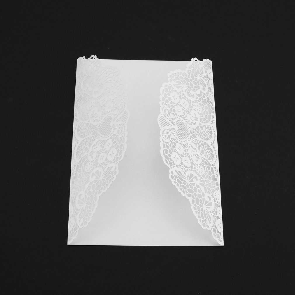 10  PCS /lot  Foldable Invitation Card Cover Exquisite Hollo
