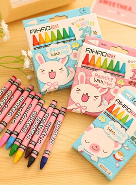 8 pcs/lot Non toxic waterclor caryon kids oil pastels mater