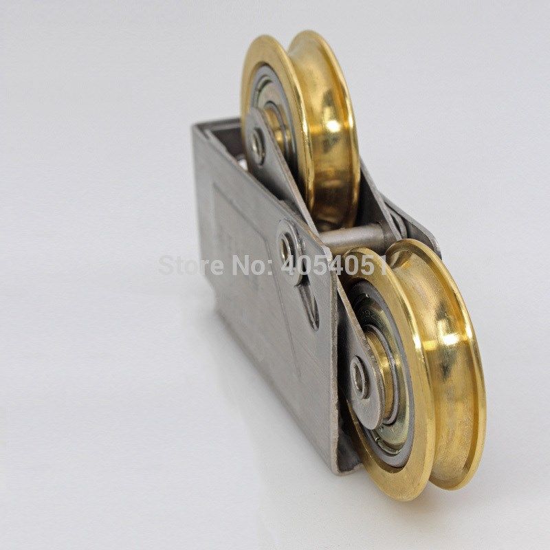 muted pulley window roller plastic steel window wheel glass