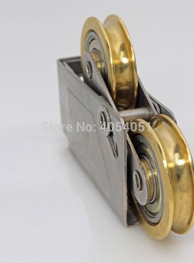 muted pulley window roller plastic steel window wheel glass