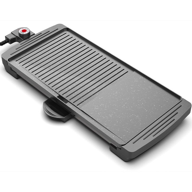 Multi function electric baking pan household light smoke le