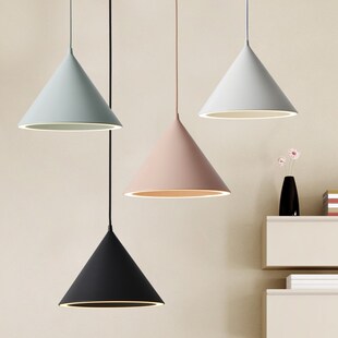 Modern Led Pendant Light Fixture With Alunum Lampshade Dini