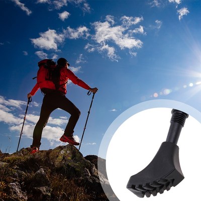 Climbing Trekking Pole Nordic Hike Climb Protector Cap Tip R