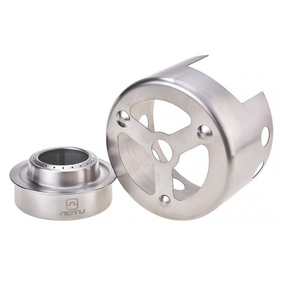 Camping Alcohol Burner Stove Portable Mini Titanium Lightwei