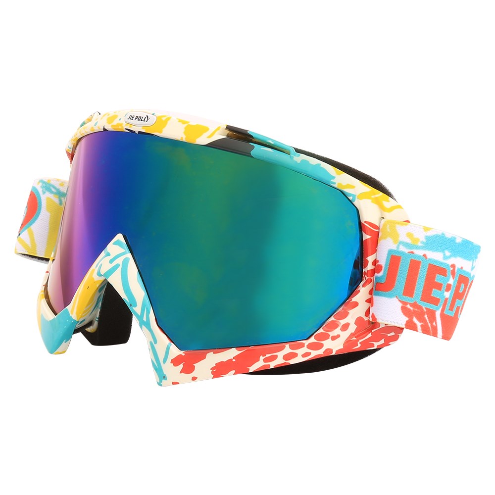 Jiepolly Ski Glasses Skiing Snow Snowboard Goggles Snowmobil