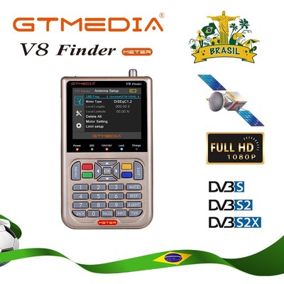 V8-Finder TV Lnb Digital GTMEDIA DVB-S2/S2X 1080P Full FTA M