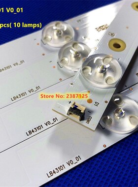 LB43101 V0_01 LED Backlight strip 10Lamps for TPT430H3 43PFS