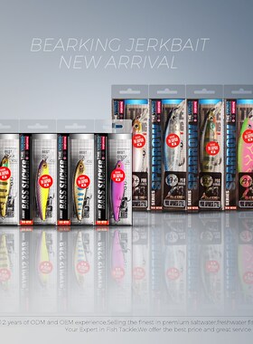 BEARKING Squad Minnow 3pcs per set 95mm 14.8g 65mm 6g Tungst