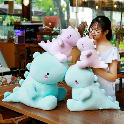 NEW Cute Fat Dinosaur Plush Pillow Doll Boys Girl Adult Toy