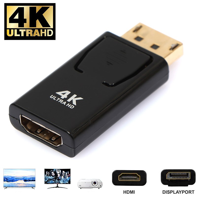 DP To HDMI 4K*2K Display Port DP Male To HDMI Female Adapte