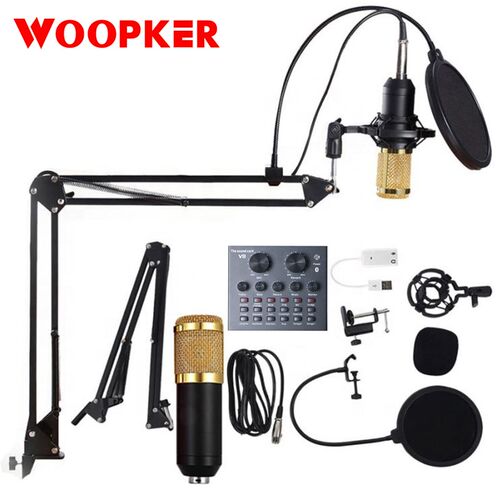 Wired Microphone BM 800 Mic stand Studio condenser Microphon