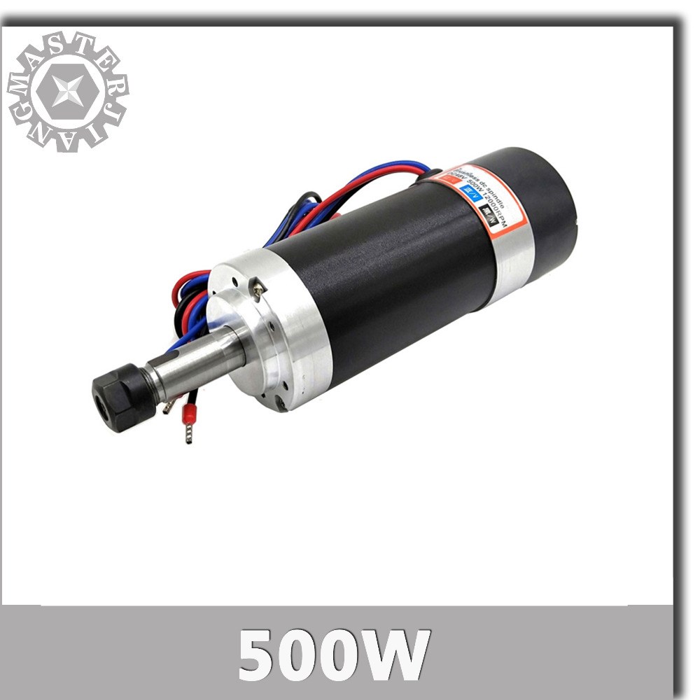 NEW  DC 500W Brushless CNC Spindle Motor 0.5KW ER11 55MM bru