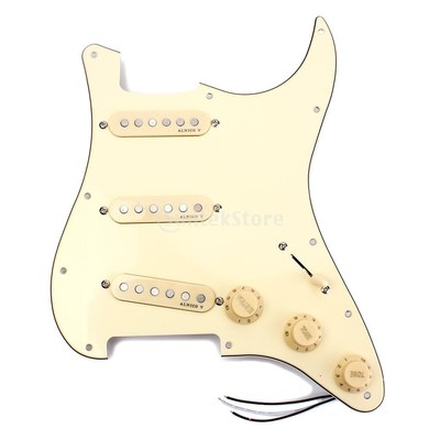 Classic Prewired Loaded SSS Pickguard Alnico V Pickups for S