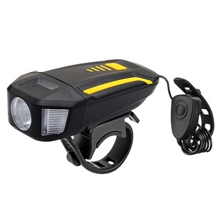 Multifunction USB Bicycle Headlight LED Bicycle Horn Bike Fr