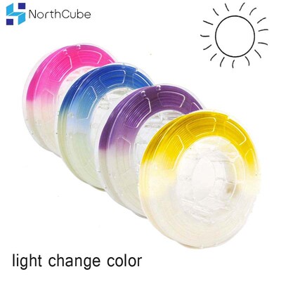 3D Printer Filament,UV Light Change Color Filament,  PLA Fi