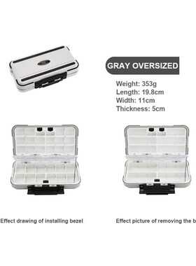 New Fishing Tackle Box 4 Layers Fishing Box Sea Boat Fish Ac