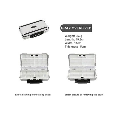 New Fishing Tackle Box 4 Layers Fishing Box Sea Boat Fish Ac