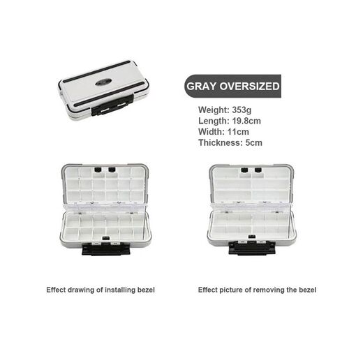 New Fishing Tackle Box 4 Layers Fishing Box Sea Boat Fish Ac