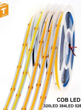 COB LED Strip 320 384 528 LEDs High Density FOB COB Flexible