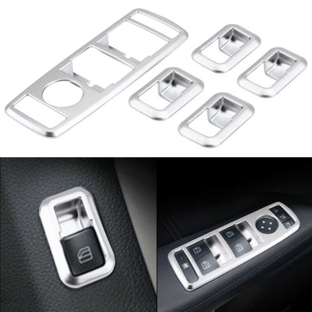 Car Window panel trim 5pcs Decoration Interior Set Silver Do