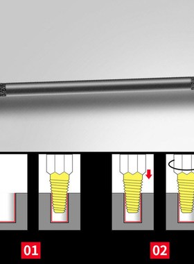 Black Screw Extractors 1/2 3/4 Inch Drill Bits Tools Supplie