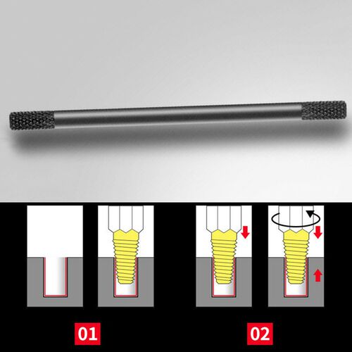 Black Screw Extractors 1/2 3/4 Inch Drill Bits Tools Supplie