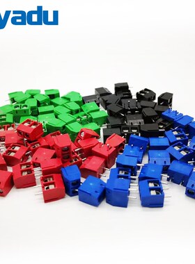 100PCS/LOT KF301-2P Splicing, screw type PCB spacing 5.0 con