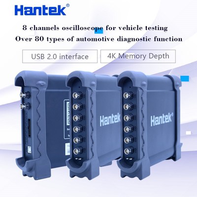 Hantek 8 Channels Automotive Oscilloscope with 80 type Ignit