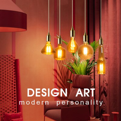 Modern Art Pendant Light E27 LED Edison Bulb Nordic Chandeli
