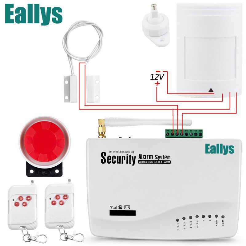 Free shipping GSM Alarm System For Home security System with
