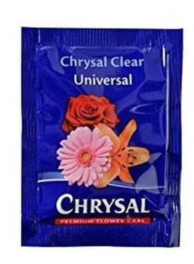 Chrysal Flower Food  50 Packets Fresh Cut Flowers Clear for