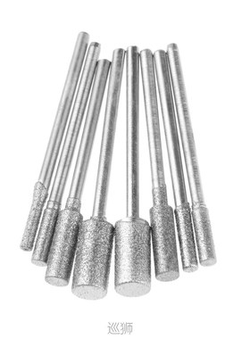 8Pcs/set Diamond Cutting Grinding Head Mounted Points Bit 2