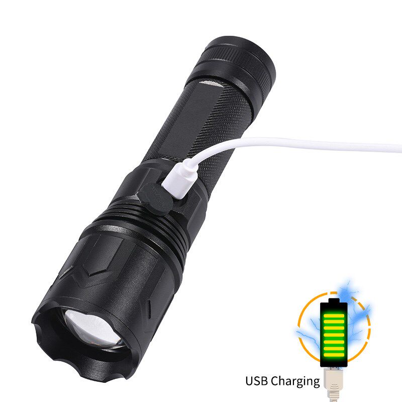 Coba glare led flashlight high power torch 26650/16850/3*AAA